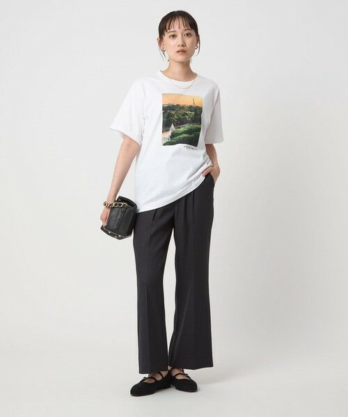 green label relaxing / グリーンレーベル リラクシング Tシャツ | ＜To b. by agnes b.コラボ＞フォト ショートスリーブ Tシャツ | 詳細3