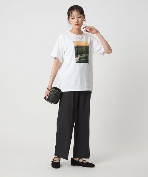 green label relaxing / グリーンレーベル リラクシング Tシャツ | ＜To b. by agnes b.コラボ＞フォト ショートスリーブ Tシャツ | 詳細4