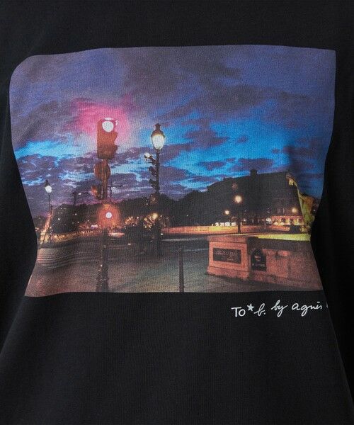 green label relaxing / グリーンレーベル リラクシング Tシャツ | ＜To b. by agnes b.コラボ＞フォト ショートスリーブ Tシャツ | 詳細20