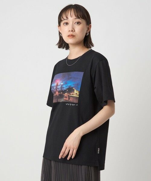 green label relaxing / グリーンレーベル リラクシング Tシャツ | ＜To b. by agnes b.コラボ＞フォト ショートスリーブ Tシャツ | 詳細16