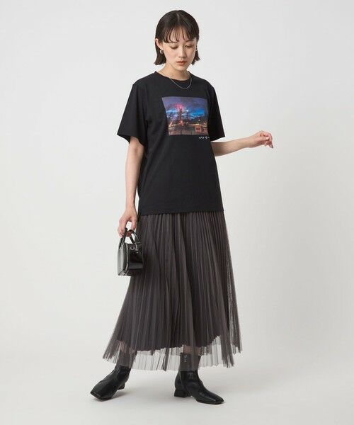 green label relaxing / グリーンレーベル リラクシング Tシャツ | ＜To b. by agnes b.コラボ＞フォト ショートスリーブ Tシャツ | 詳細19