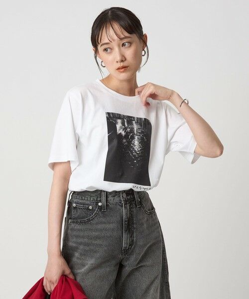 green label relaxing / グリーンレーベル リラクシング Tシャツ | ＜To b. by agnes b.コラボ＞フォト ショートスリーブ Tシャツ | 詳細23