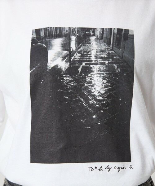 green label relaxing / グリーンレーベル リラクシング Tシャツ | ＜To b. by agnes b.コラボ＞フォト ショートスリーブ Tシャツ | 詳細26