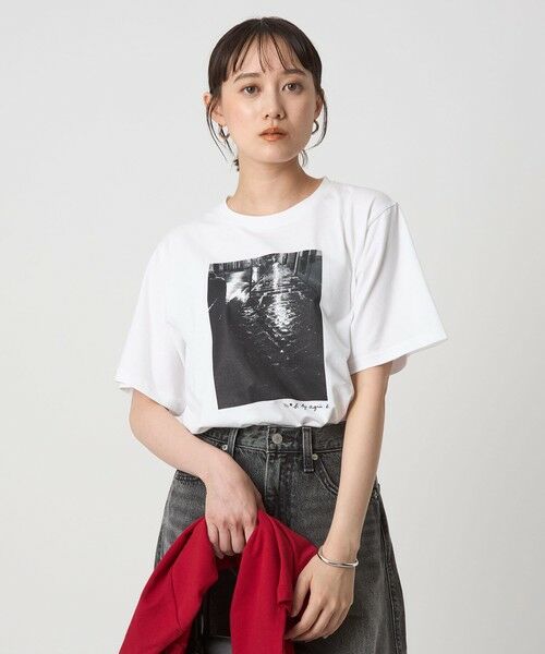 green label relaxing / グリーンレーベル リラクシング Tシャツ | ＜To b. by agnes b.コラボ＞フォト ショートスリーブ Tシャツ | 詳細22