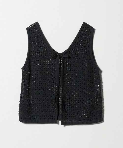 green label relaxing / グリーンレーベル リラクシング ニット・セーター | メッシュ 2WAY ノースリーブ ニット プルオーバー ウォッシャブル | 詳細4