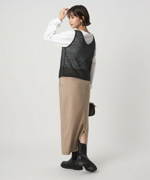 green label relaxing / グリーンレーベル リラクシング ニット・セーター | メッシュ 2WAY ノースリーブ ニット プルオーバー ウォッシャブル | 詳細3