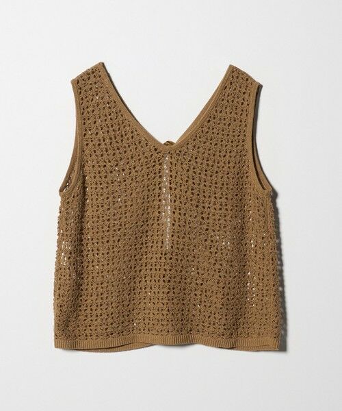 green label relaxing / グリーンレーベル リラクシング ニット・セーター | メッシュ 2WAY ノースリーブ ニット プルオーバー ウォッシャブル | 詳細15