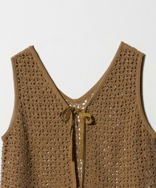 green label relaxing / グリーンレーベル リラクシング ニット・セーター | メッシュ 2WAY ノースリーブ ニット プルオーバー ウォッシャブル | 詳細16