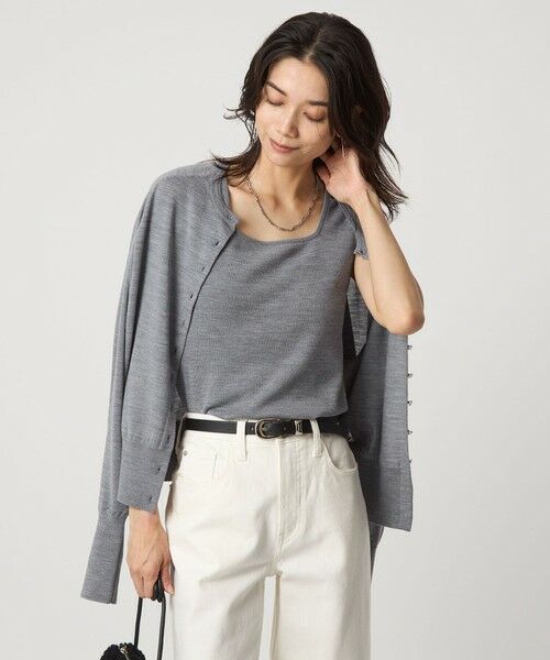 green label relaxing/グリーンレーベル リラクシング エブリニット タンクトップ ウォッシャブル MD. GRAY FREE green label relaxing/グリーンレーベル リラクシング エブリニット タンクトップ ウォッシャブル MD. GRAY FREE