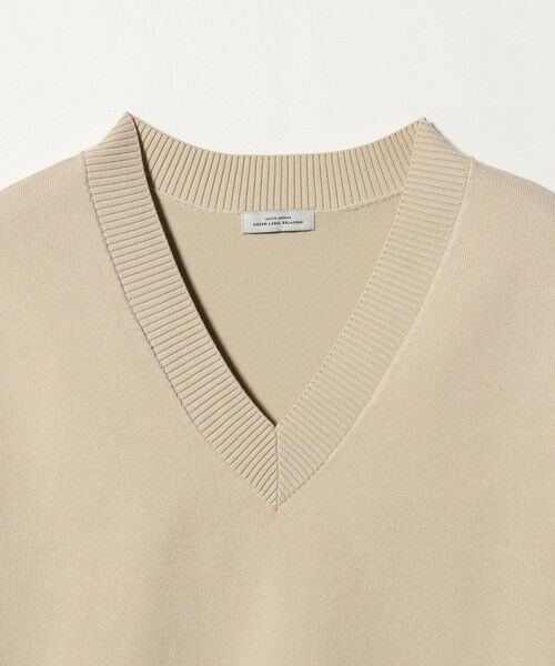 green label relaxing / グリーンレーベル リラクシング ベスト | Vネック ニット ベスト | 詳細13