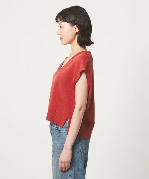 green label relaxing / グリーンレーベル リラクシング ベスト | Vネック ニット ベスト | 詳細19