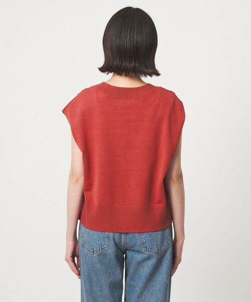 green label relaxing / グリーンレーベル リラクシング ベスト | Vネック ニット ベスト | 詳細20