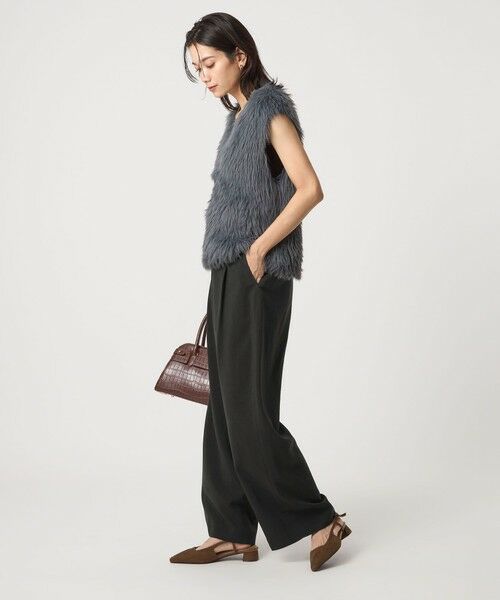 green label relaxing / グリーンレーベル リラクシング ベスト | フェザー ノースリーブ プルオーバー  -ウォッシャブル- | 詳細6