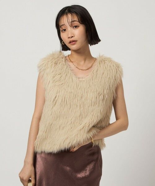 green label relaxing / グリーンレーベル リラクシング ベスト | フェザー ノースリーブ プルオーバー  -ウォッシャブル- | 詳細17