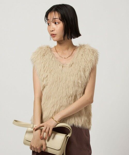 green label relaxing / グリーンレーベル リラクシング ベスト | フェザー ノースリーブ プルオーバー  -ウォッシャブル- | 詳細18