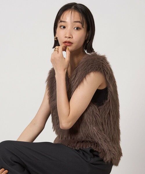 green label relaxing / グリーンレーベル リラクシング ベスト | フェザー ノースリーブ プルオーバー  -ウォッシャブル- | 詳細26