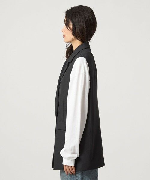 green label relaxing / グリーンレーベル リラクシング ベスト | ツイードライク ジレ マシンウォッシャブル 帯電防止 | 詳細9