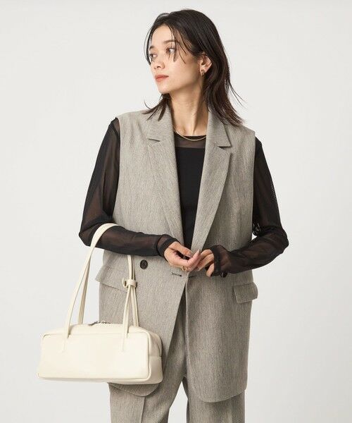 green label relaxing / グリーンレーベル リラクシング ベスト | ツイードライク ジレ マシンウォッシャブル 帯電防止 | 詳細18