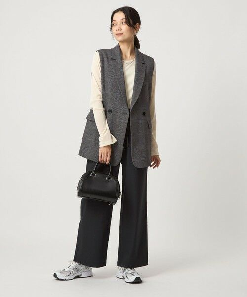 ツイードライク ジレ マシンウォッシャブル 帯電防止 （ベスト