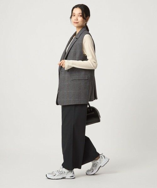 ツイードライク ジレ マシンウォッシャブル 帯電防止 （ベスト