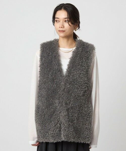 green label relaxing / グリーンレーベル リラクシング ベスト | ボア ベスト | 詳細10