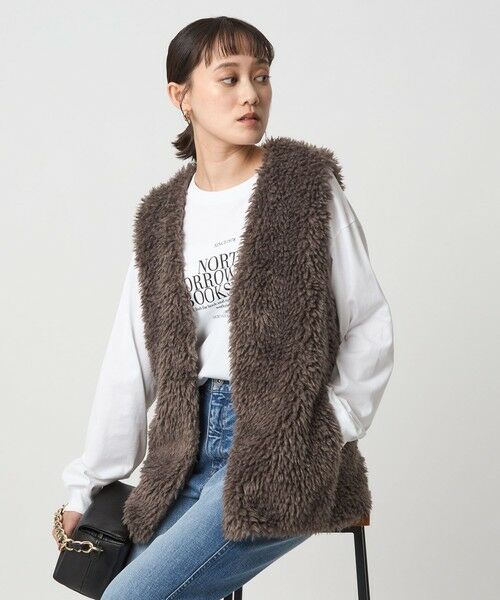 green label relaxing / グリーンレーベル リラクシング ベスト | ボア ベスト | 詳細27