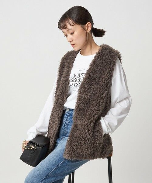 green label relaxing / グリーンレーベル リラクシング ベスト | ボア ベスト | 詳細28