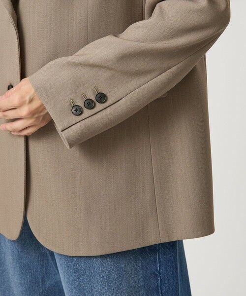 green label relaxing / グリーンレーベル リラクシング テーラードジャケット | ツイル テーラード 2ボタン ジャケット | 詳細10