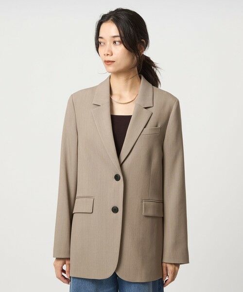 green label relaxing / グリーンレーベル リラクシング テーラードジャケット | ツイル テーラード 2ボタン ジャケット | 詳細6