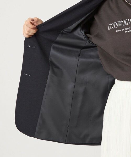 green label relaxing / グリーンレーベル リラクシング テーラードジャケット | ツイル テーラード 2ボタン ジャケット | 詳細21