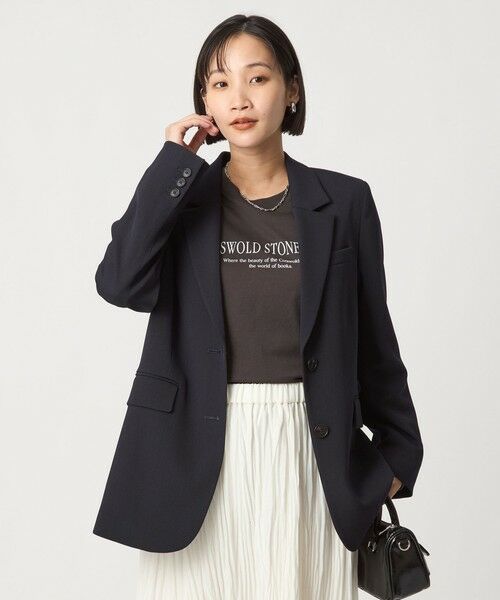 green label relaxing / グリーンレーベル リラクシング テーラードジャケット | ツイル テーラード 2ボタン ジャケット | 詳細18