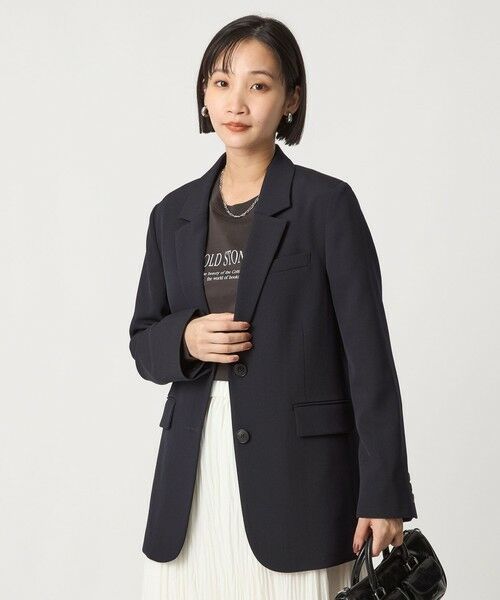 green label relaxing / グリーンレーベル リラクシング テーラードジャケット | ツイル テーラード 2ボタン ジャケット | 詳細19