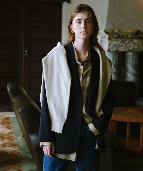 ツイル テーラード 2ボタン ジャケット （テーラードジャケット