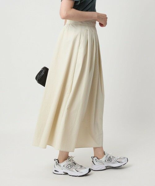 green label relaxing / グリーンレーベル リラクシング ロング・マキシ丈スカート | タック フレア スカート | 詳細1