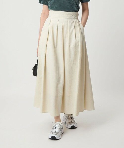 green label relaxing/グリーンレーベル リラクシング タック フレア スカート OFF WHITE M(38) green label relaxing/グリーンレーベル リラクシング タック フレア スカート OFF WHITE M(38)