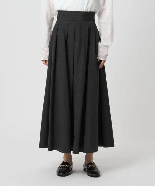 green label relaxing / グリーンレーベル リラクシング ロング・マキシ丈スカート | タック フレア スカート | 詳細7