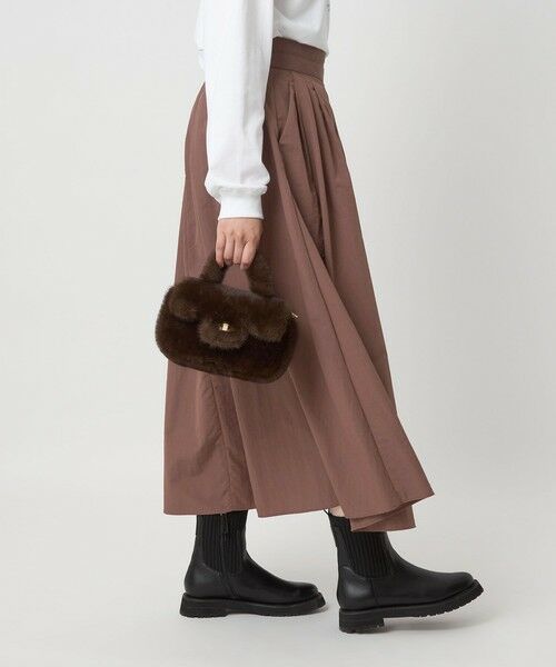 green label relaxing / グリーンレーベル リラクシング ロング・マキシ丈スカート | タック フレア スカート | 詳細18