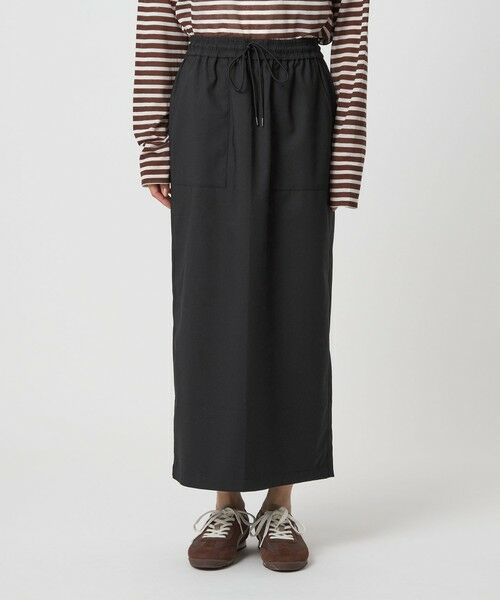 green label relaxing / グリーンレーベル リラクシング ロング・マキシ丈スカート | ［size SHORT/TALLあり］オルマイ ツイル タイト スカート | 詳細5