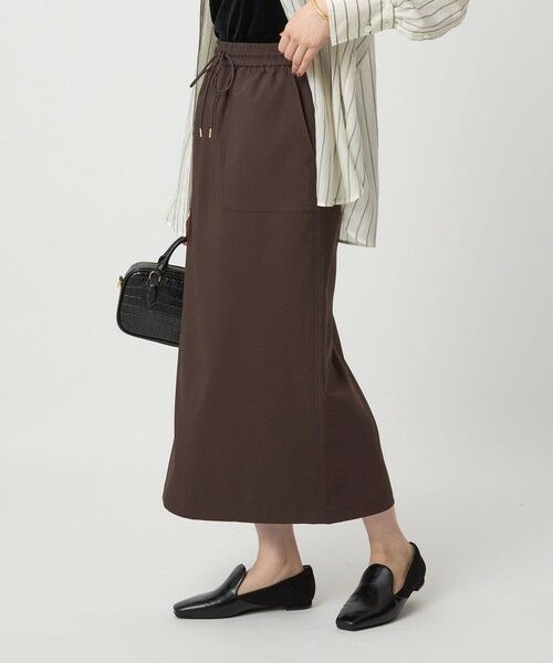 green label relaxing / グリーンレーベル リラクシング ロング・マキシ丈スカート | ［size SHORT/TALLあり］オルマイ ツイル タイト スカート | 詳細21