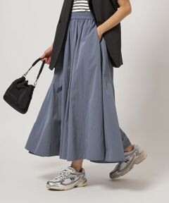 green label relaxing / グリーンレーベル リラクシング ロング・マキシ丈スカート | ボリューム ギャザー スカート
