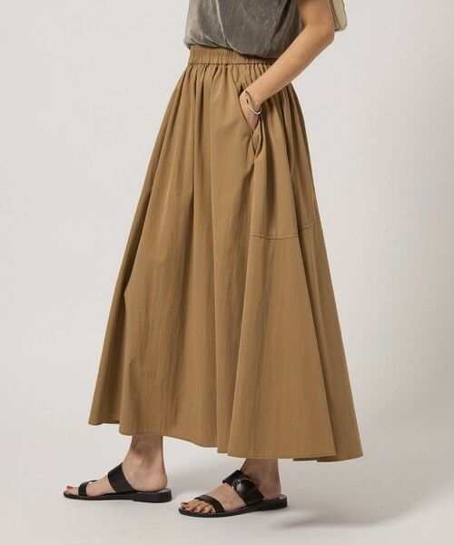 green label relaxing / グリーンレーベル リラクシング ロング・マキシ丈スカート | ボリューム ギャザー スカート | 詳細7
