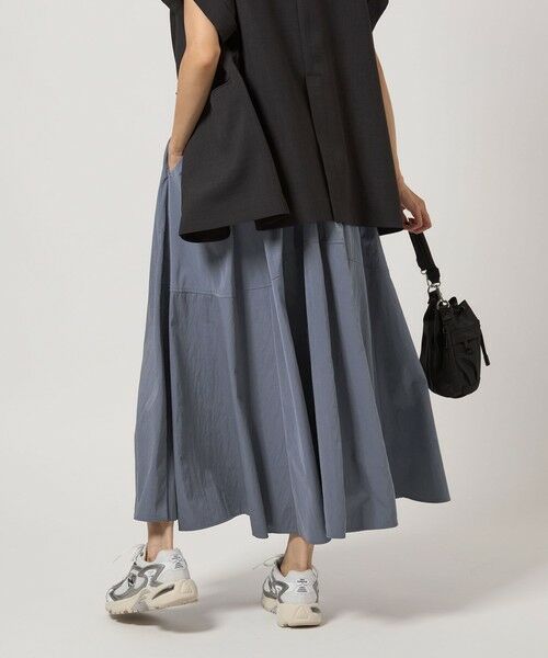 green label relaxing / グリーンレーベル リラクシング ロング・マキシ丈スカート | ボリューム ギャザー スカート | 詳細11