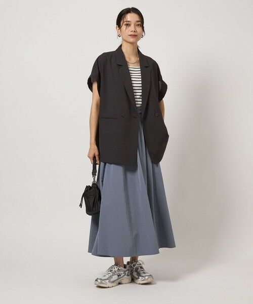 green label relaxing / グリーンレーベル リラクシング ロング・マキシ丈スカート | ボリューム ギャザー スカート | 詳細12