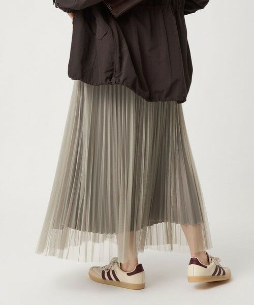 green label relaxing / グリーンレーベル リラクシング ロング・マキシ丈スカート | ［size SHORT/TALLあり］2WAY チュール プリーツ スカート | 詳細18