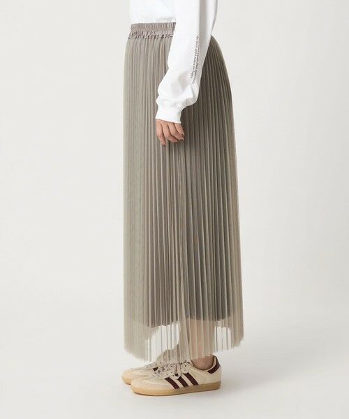 green label relaxing / グリーンレーベル リラクシング ロング・マキシ丈スカート | ［size SHORT/TALLあり］2WAY チュール プリーツ スカート | 詳細24