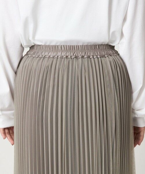 green label relaxing / グリーンレーベル リラクシング ロング・マキシ丈スカート | ［size SHORT/TALLあり］2WAY チュール プリーツ スカート | 詳細26