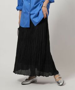green label relaxing / グリーンレーベル リラクシング ロング・マキシ丈スカート | ワッシャー プリーツ スカート