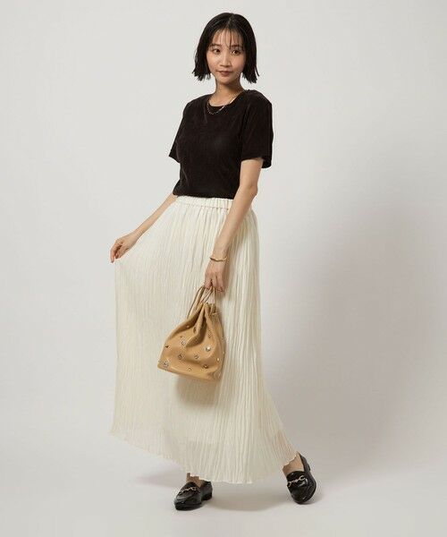 green label relaxing / グリーンレーベル リラクシング ロング・マキシ丈スカート | ワッシャー プリーツ スカート | 詳細2