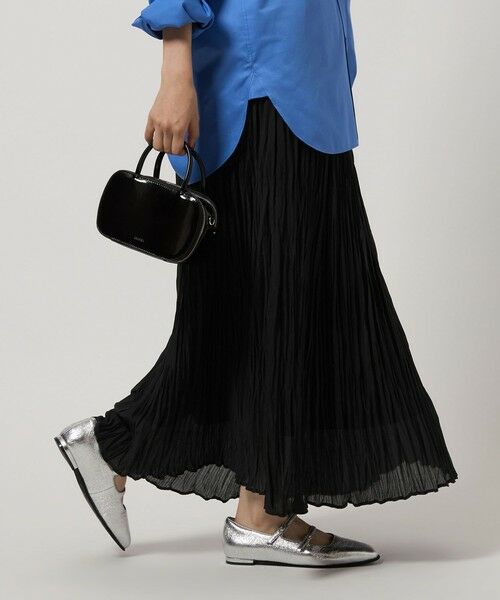 green label relaxing / グリーンレーベル リラクシング ロング・マキシ丈スカート | ワッシャー プリーツ スカート | 詳細6