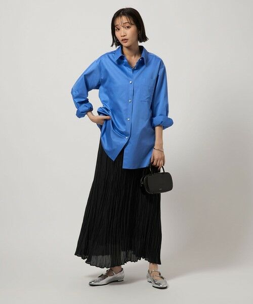 green label relaxing / グリーンレーベル リラクシング ロング・マキシ丈スカート | ワッシャー プリーツ スカート | 詳細7